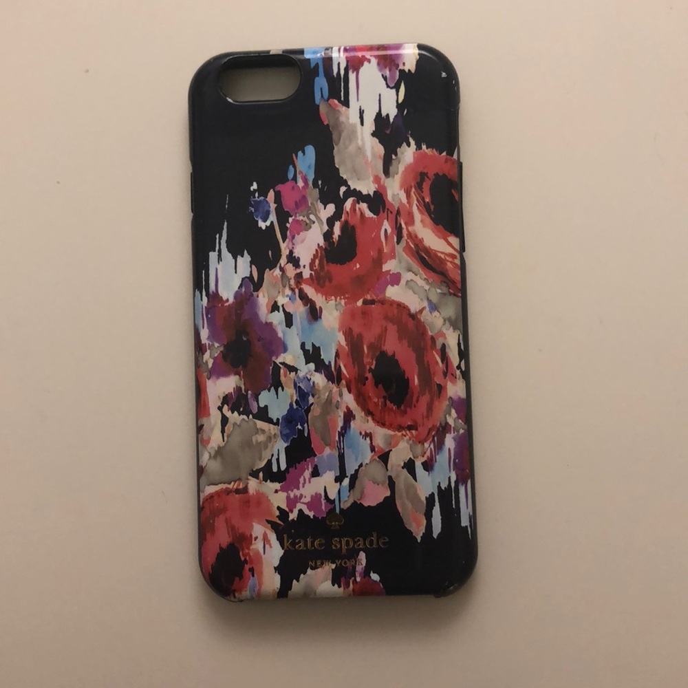 Kate Spade Black Floral Case